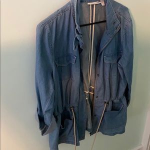 Chico’s Quarter Sleeve Jean Jacket